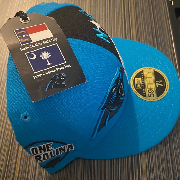 Carolina Panthers New Era 2019 Draft Hat | size 7 1/8 - Picture 2 of 5